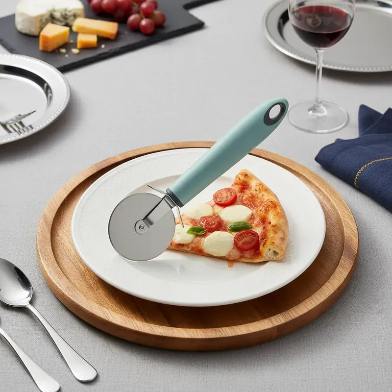 Cortador De Pizza Acero Inoxidable Verde Menta