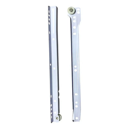 Pack 2 Corredera O Riel Blanco Para Cajón 30 Cm Blanco