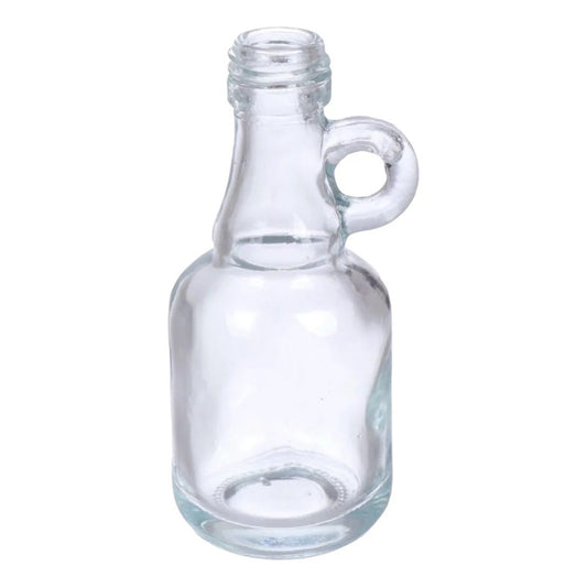 Pack 12 Mini Botella De Vidrio 50ml Con Asa Vidrio