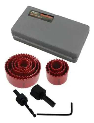 Set Sierras Copas 11 Piezas Bauker