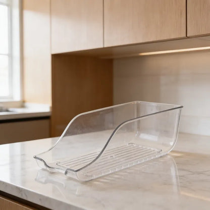 Organizador Multifuncional Para Refrigerador 10x13.5x34 Transparente