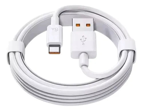 Cargador De 33w Cable De Carga Rápida 6a Tipo C, Generico Blanco