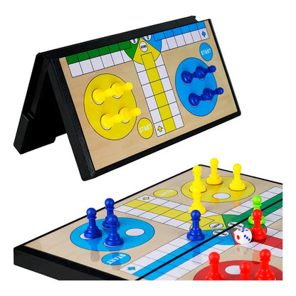 Ludo Magnetico Juego Mesa Clásico Educativo Tablero