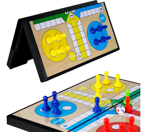 Ludo Magnetico Juego Mesa Clásico Educativo Tablero