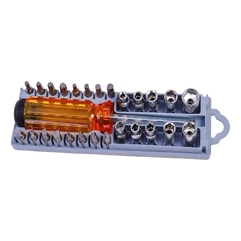 Set Destornillador Y Dados 28 Piezas