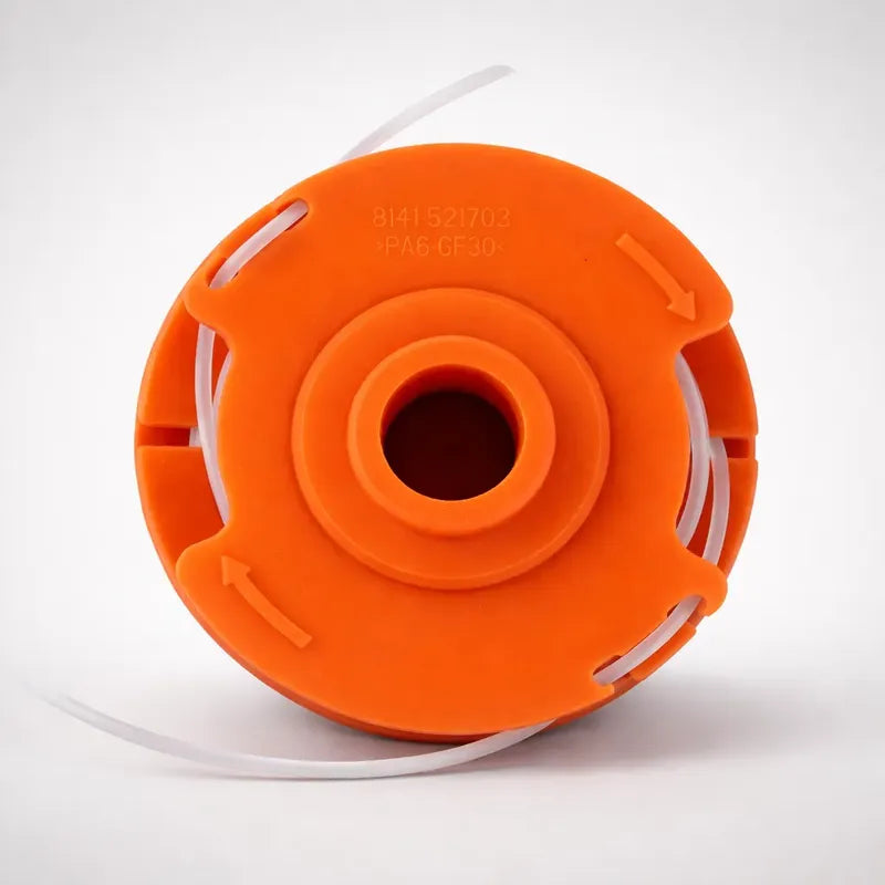 Repuesto Carrete Para Orilladora 550w Bauker 5 Metros Naranja
