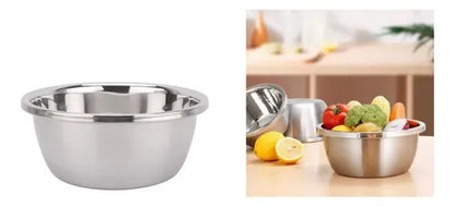 Bowl Tazón Profundo 30cm Acero Inoxidable Cocina Acero Inoxidable