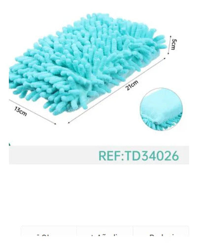 Esponja Multiuso 21 Cm Azul Acero