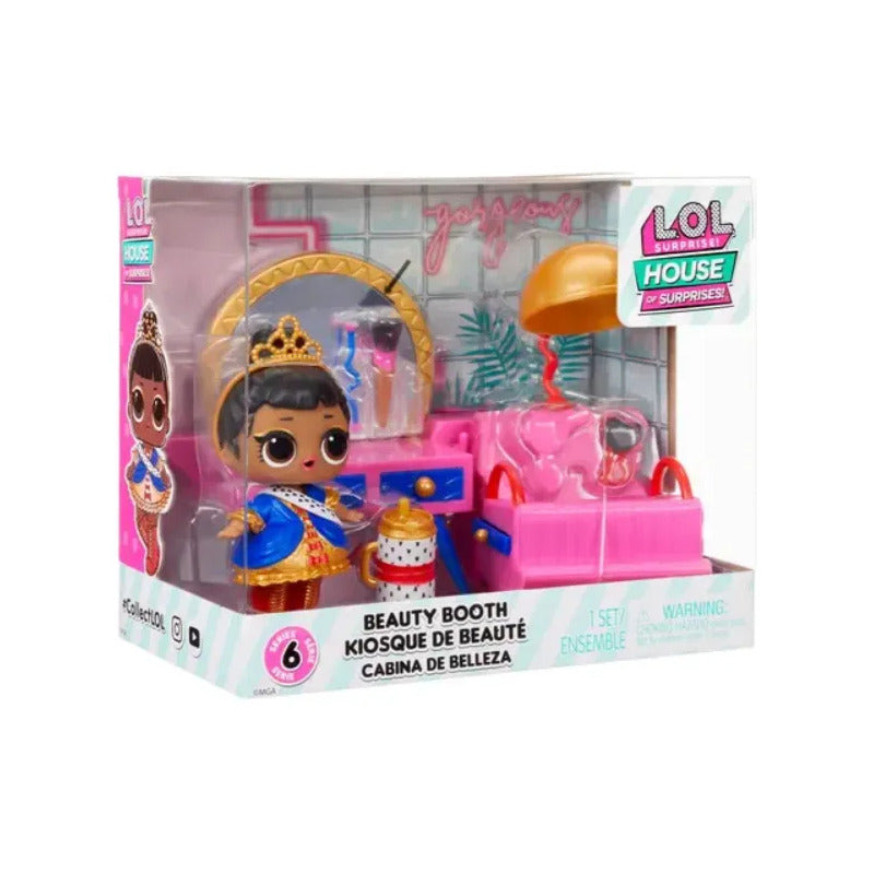 Muñeca Lol Surprise House Beauty Booth Kiosque De Beauté
