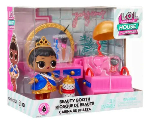 Muñeca Lol Surprise House Beauty Booth Kiosque De Beauté