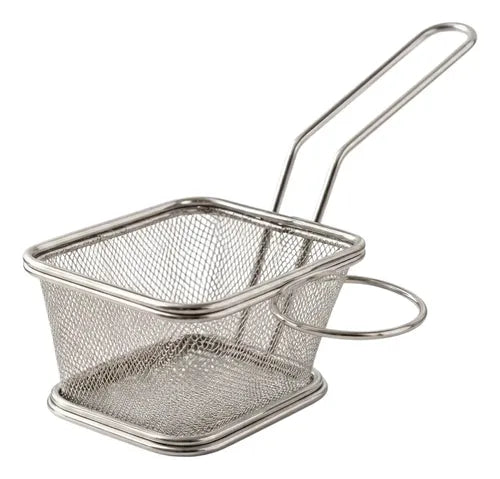 Canasto Canastillo Freidor Papas Fritas 9x10.5 Cesta Metal
