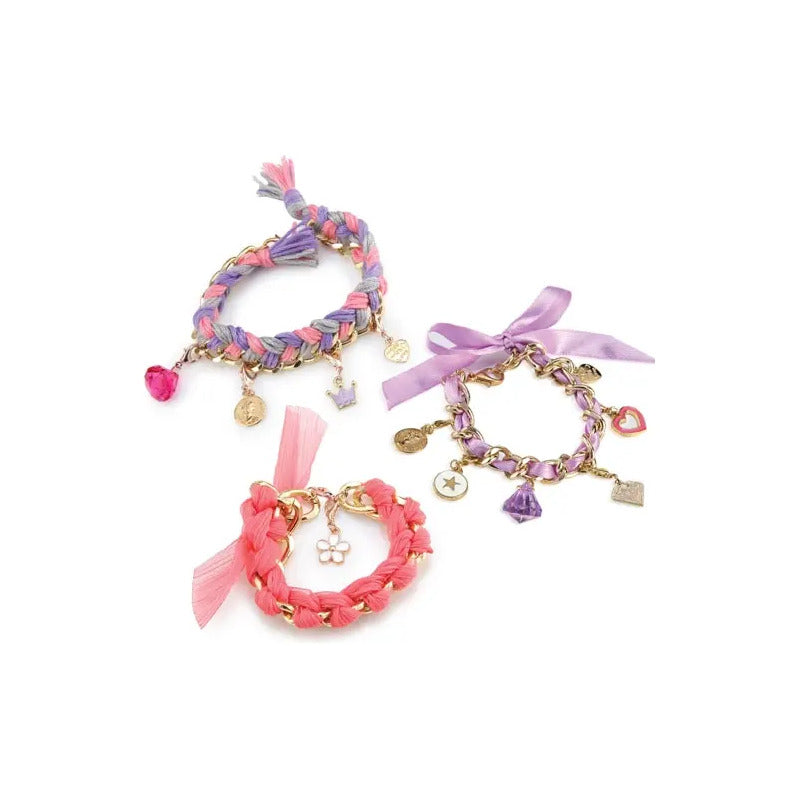 Set Brazaletes Ultra Toys Tejidos Con Charms