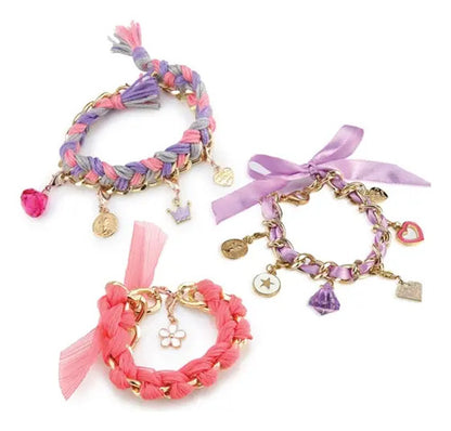 Set Brazaletes Ultra Toys Tejidos Con Charms