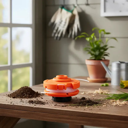 Repuesto Carrete Para Orilladora 550w Bauker 5 Metros Naranja
