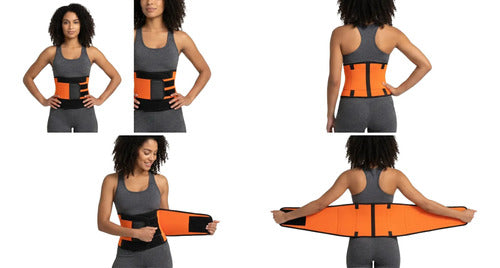 Faja Avispa  Faja Reductora Abdomen Y Cintura Naranja Xs Hasta Xl