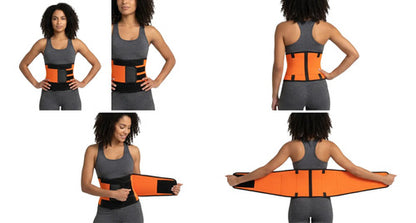 Faja Avispa  Faja Reductora Abdomen Y Cintura Naranja Xs Hasta Xl