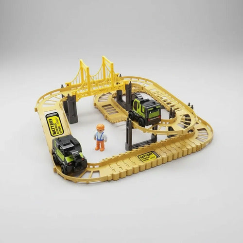 Pista Engineering Track 47pzas De Construccion Amarillo