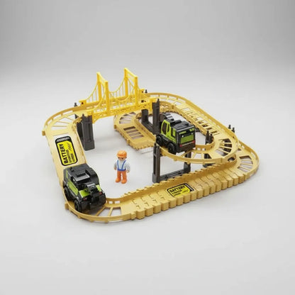 Pista Engineering Track 47pzas De Construccion Amarillo