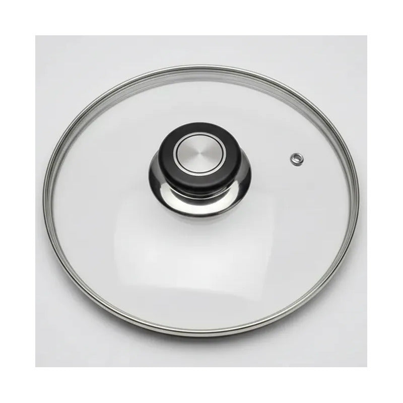 Pack 2tapa De Cristal 22 Cm Para Sartén, Ollas Vidrio