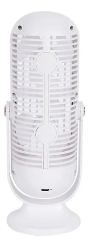 Ventilador Escritorio Usb Blanco Blanco