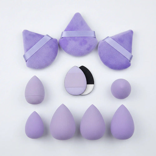 Set De Esponjas De Maquillaje 12 Piezas