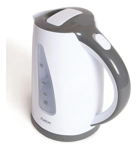 Hervidor Eléctrico Nex 1.7 Litros Blanco Corte Automático Base 360°