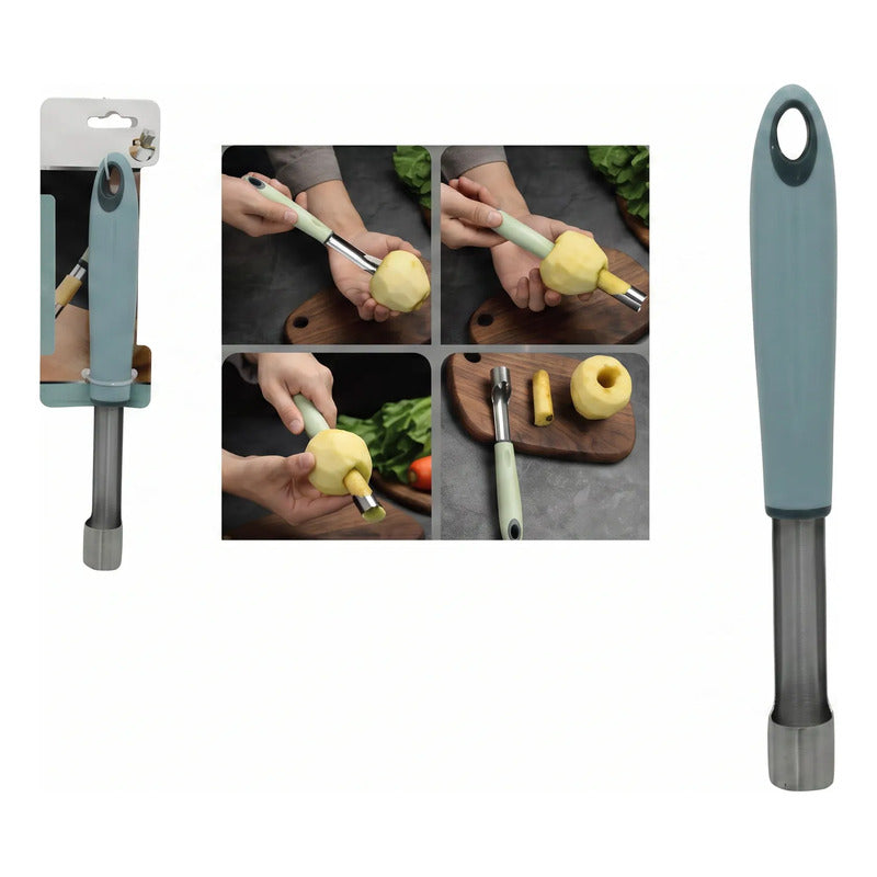 Descorazonador De Manzanas Frutas De Acero Inoxidable Verde Menta