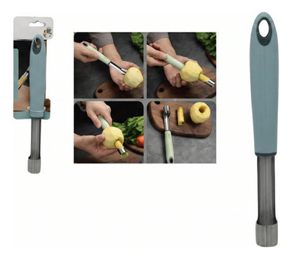 Descorazonador De Manzanas Frutas De Acero Inoxidable Verde Menta