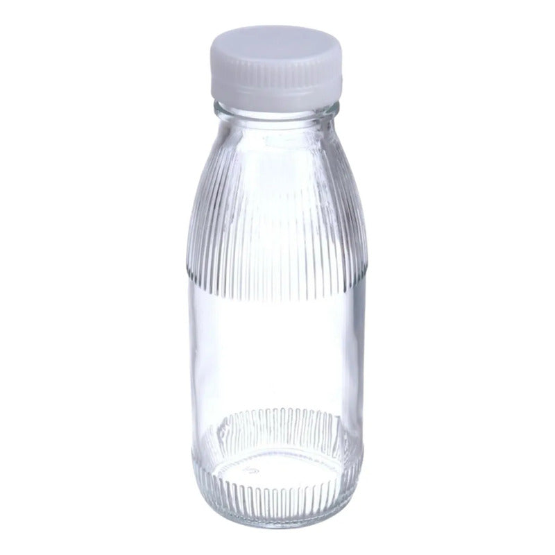 Pack 6 Botellas Vidrio 500ml Para Jugos Vidrio