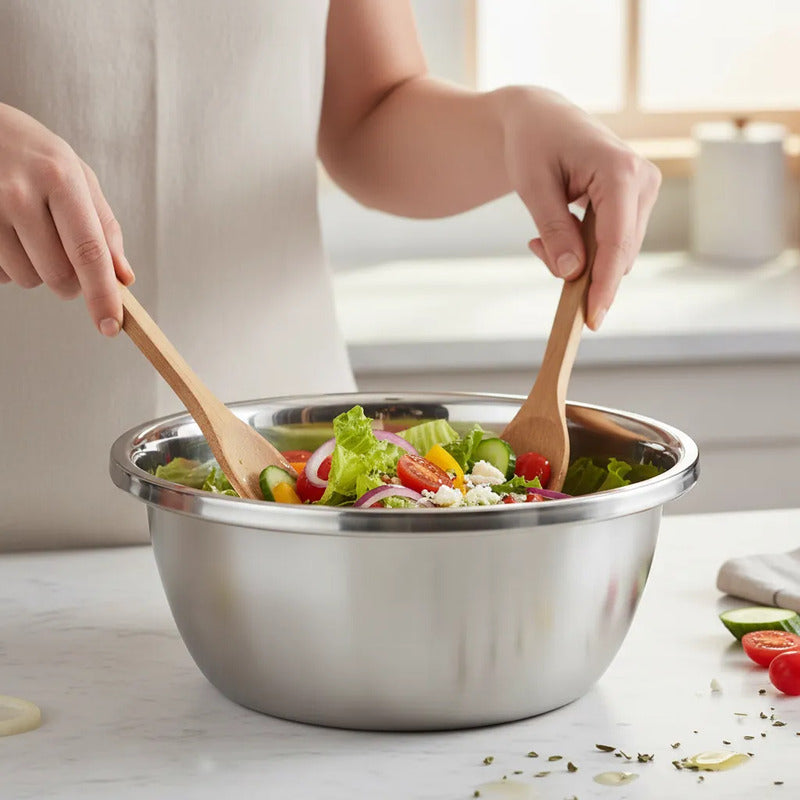Bowl Tazón Profundo 30cm Acero Inoxidable Cocina Acero Inoxidable
