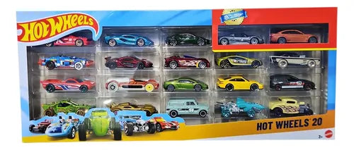 Hot Wheels Pack De 20 Autos Coleccionables 1:64 Vario