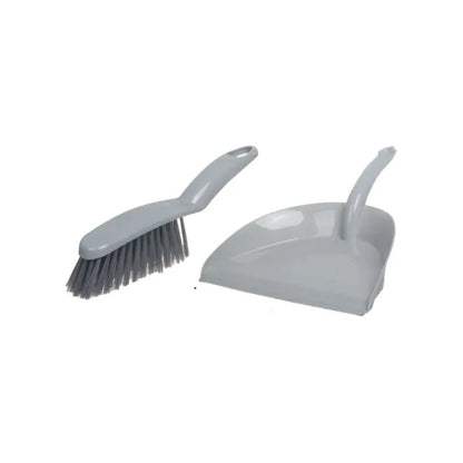 Set De Pala Recogedora De Basura Gris Claro