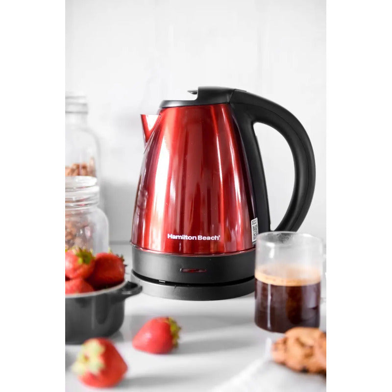 Hervidor Hamilton Beach 40987-cl Acero Inoxidable 1,7 L Rojo