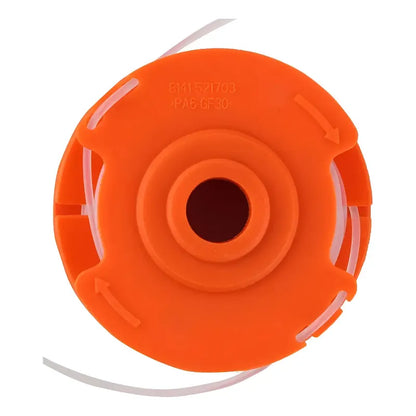 Repuesto Carrete Para Orilladora 550w Bauker 5 Metros Naranja