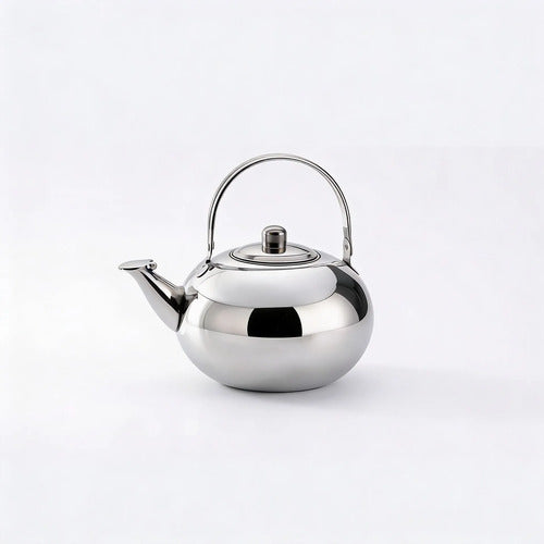 Tetera Infusora Acero Inoxidable 18cm Té Mate Cocina Acero Inoxidable