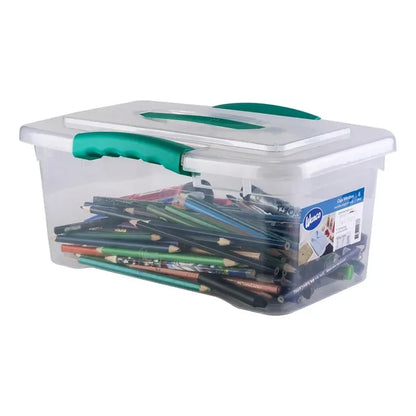 Caja Organizadora De 6 Litros Con Tapa Transparente