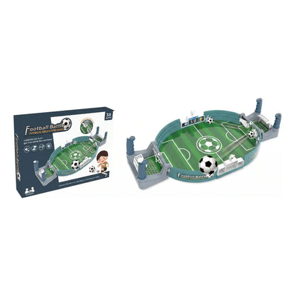 Juego De Mesa Futbol Portátil Interactivo Para Niños Juguete Verde Y Gris