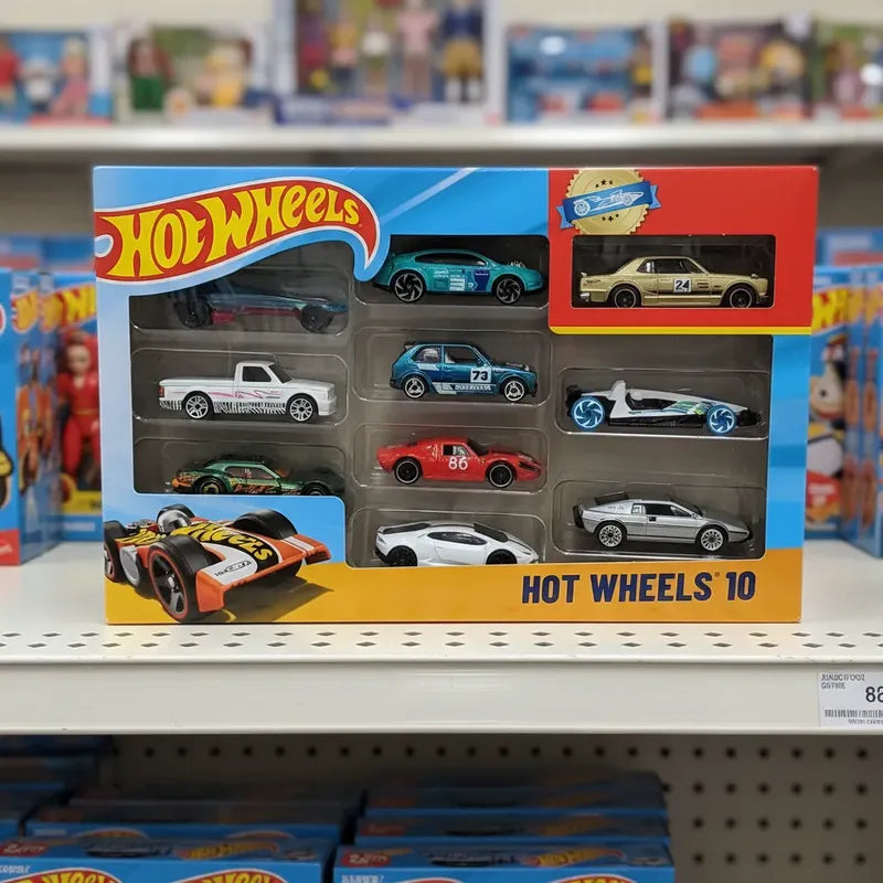 Hot Wheels Pack De 10 Autos Coleccionables 1:64 Variado
