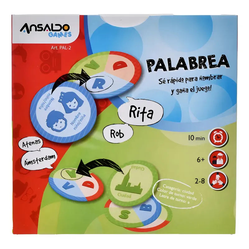 Juego De Destreza Palabrea 2