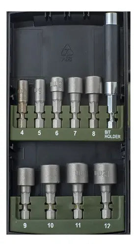 Kit De Puntas Y Dados 28 Piezas Bauker