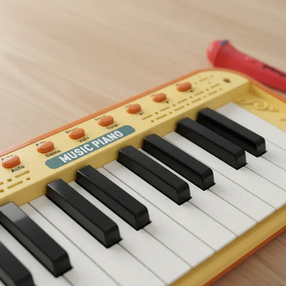 Juguete Piano Musicales Didáctico Con Luz Y Microfono Varios