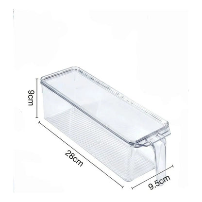 Caja Organizadora Para Refrigerador 9cmx28cmx14.5cm Transparente