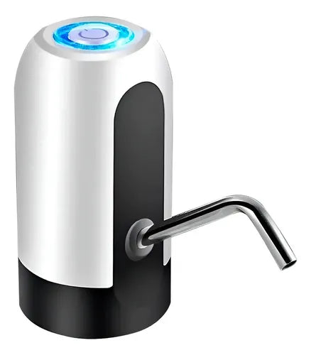 Dispensador De Agua Portátil Usb Bomba Dispensador Bidones Negro