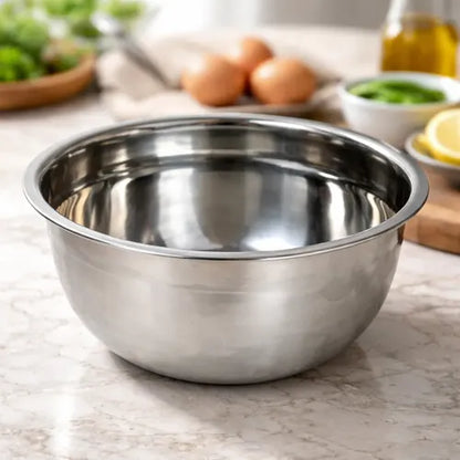Bowl Profundo 20 Cm Acero Inoxidable Plateado