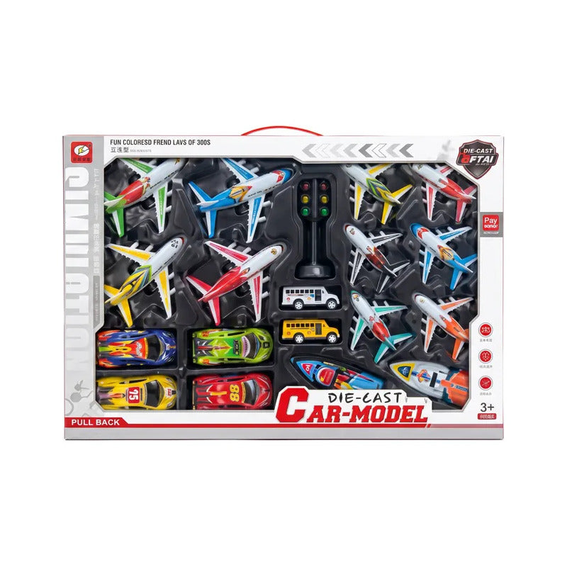 Set De Vehículos  Y Aviones Juguete Para Niños Autos Varios