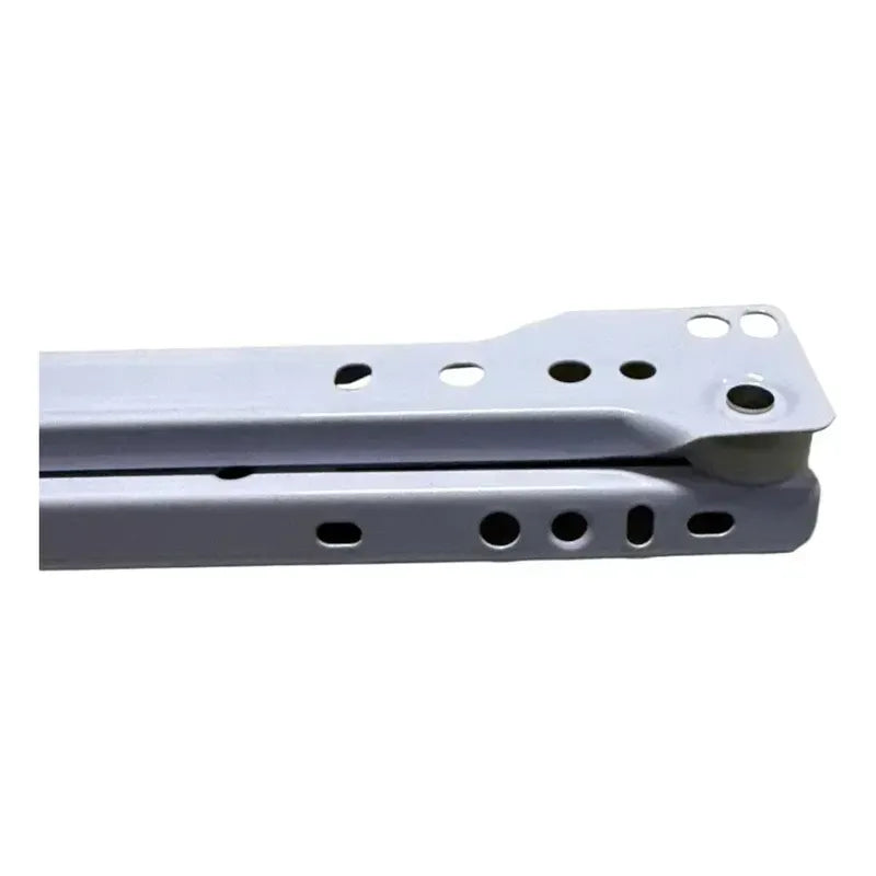 Pack 2 Corredera O Riel Blanco Para Cajón 35 Cm Blanco