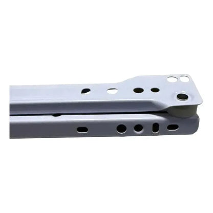 Pack 2 Corredera O Riel Blanco Para Cajón 35 Cm Blanco