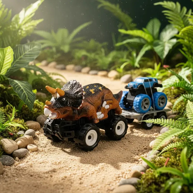 Auto Dinosaurio Juguete Vehículo Dino Para Niños Dino Varios