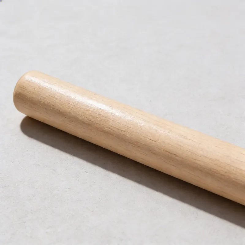 Rodillo De Madera Para Masas De Pizza O Pan 30cm Madera