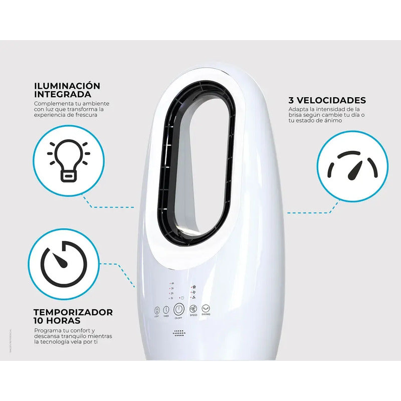 Ventilador Sin Aspas 40w Blanco 58 Cm 60 Blanco No Aplica 0